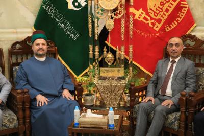 البريد العراقي يشيد بخدمات العتبة العبّاسية الثقافية المقدمة للزائرين