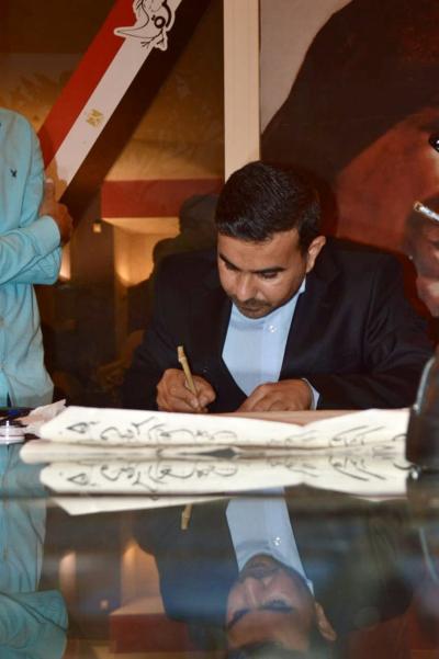 المجمع العلمي يقيم ورشة للخط العربي في ملتقى القاهرة الدولي لفن الخط