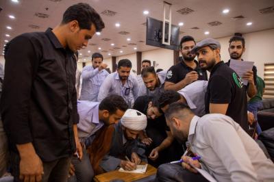قسم العلاقات العامة يقيم ورشةً للتعريف بمشاريع العتبة العباسية المقدسة للمنتسبين الجدد