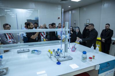 قسم العلاقات ينظم جولة لوفد جامعة الموصل على عدد من مشاريع العتبة العباسية المقدسة