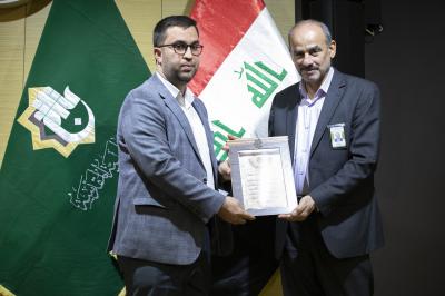 العتبة العباسية تنظم حفل تكريم الجامعات المشارِكة في مسابقة معارف التراث الفرقية الرمضانية