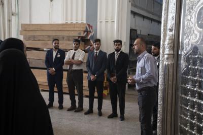 قسم العلاقات ينظّم جولةً ميدانية على مشاريع العتبة العباسية لوفدٍ من جامعة القادسية