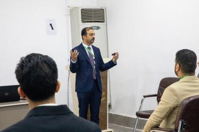 قسم الشؤون الفكرية يقدم ورشة حول منصّة (قنطرة الباحث) في ملتقى الكفيل الأول