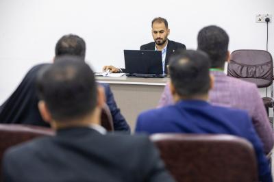 المجمَع العلمي يقدّم ورشة حول الخطّ الحاسوبي الجديد (خطّ الكفيل نسخ) في مُلتقى الكفيل