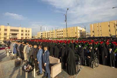 العتبة العباسية تطلق فعاليات الفترة المسائية لحفل التخرّج المركزي لطالبات الجامعات العراقية