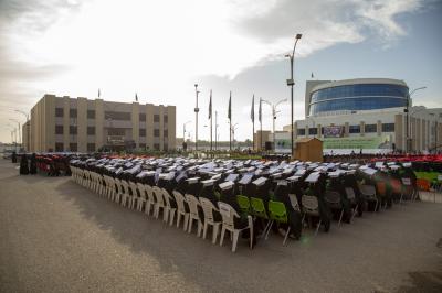 العتبة العباسية تطلق فعاليات الفترة المسائية لحفل التخرّج المركزي لطالبات الجامعات العراقية