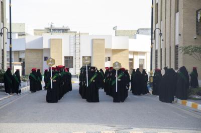 العتبة العباسية تطلق فعاليات الفترة المسائية لحفل التخرّج المركزي لطالبات الجامعات العراقية