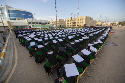 العتبة العباسية تطلق فعاليات الفترة المسائية لحفل التخرّج المركزي لطالبات الجامعات العراقية