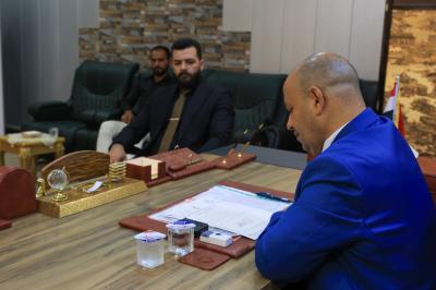 العتبة العباسية تقدم دعوة لجامعة سامراء للمشاركة في حفل التخرّج المركزي للطلبة