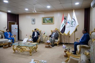 العتبة العباسية تقدّم دعوة لجامعة البصرة للنفط والغاز للمشاركة في حفل تخرّج الطلبة