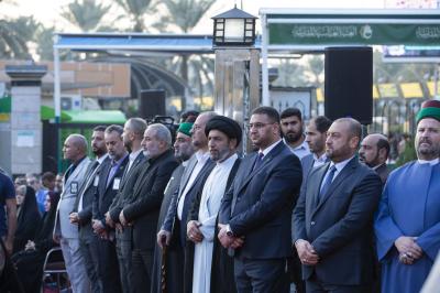 علَما العراق وفلسطين يزينان حفل التخرج المركزي لطلبة الجامعات العراقية