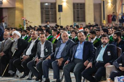 حفل التخرج المركزي لطلبة الجامعات العراقية يشهد تكريم عدد من عوائل الشهداء