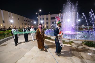 حفل التخرج المركزي لطلبة الجامعات العراقية يشهد تكريم عدد من عوائل الشهداء