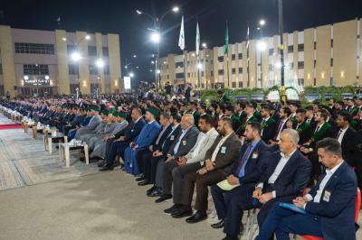 حفل التخرج المركزي لطلبة الجامعات العراقية يشهد تكريم عدد من عوائل الشهداء