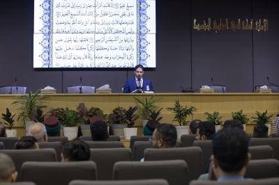 العتبة العبّاسية تكرّم الفائزين بمسابقة ذكرى ولادة السيدة زينب (عليها السلام)