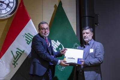 العتبة العباسية تكرم المشاركين في مؤتمر متحف الكفيل العلمي الدولي الرابع