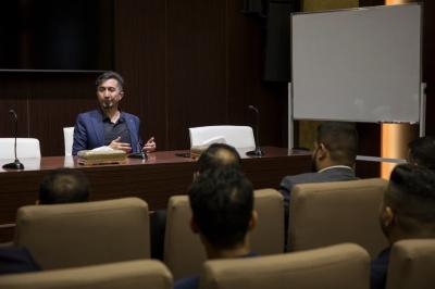 قسم العلاقات العامة ينظّم برنامجاً لوفدٍ أكاديمي من جامعة واسط