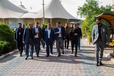 قسم العلاقات العامة ينظّم برنامجاً لوفدٍ أكاديمي من جامعة واسط