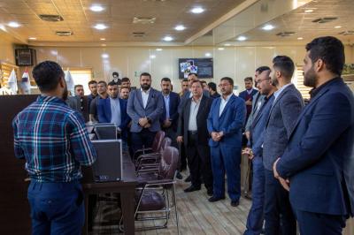 قسم العلاقات العامة ينظّم برنامجاً لوفدٍ أكاديمي من جامعة واسط