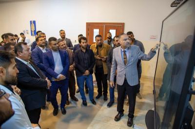 قسم العلاقات العامة ينظّم برنامجاً لوفدٍ أكاديمي من جامعة واسط