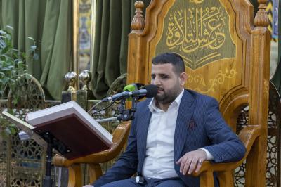 المجمع العلمي ينظم محفلاً قرآنيًّا لوفد مؤسسة الكفيف