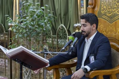 المجمع العلمي ينظم محفلاً قرآنيًّا لوفد مؤسسة الكفيف