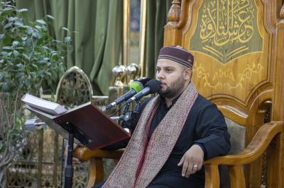 المجمع العلمي ينظم محفلاً قرآنيًّا لوفد مؤسسة الكفيف
