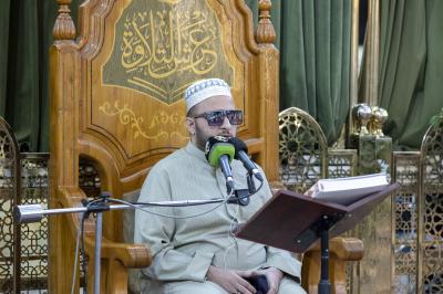 المجمع العلمي ينظم محفلاً قرآنيًّا لوفد مؤسسة الكفيف