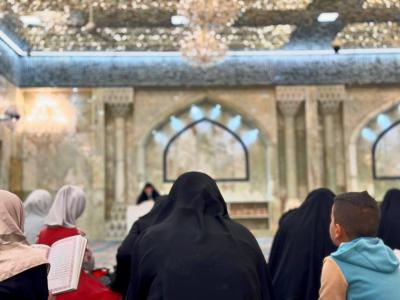 شعبة التوجيه الديني تواصل برنامجها القرآني المخصص لزائرات العتبة العباسية المقدسة