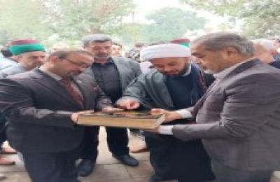 قسم الشؤون الفكرية يعرض نتاجاته من المخطوطات المرممة في مهرجان الصديقة الطاهرة (عليها السلام)