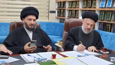 قسم شؤون المعارف يعقد اجتماعًا لمناقشة الواقع العلمي لمجلة تراث كربلاء المحكمة