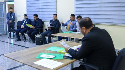 المجمع العلمي يُجري الاختبار النهائي للمشاركين في مسابقة (ذلك الكتاب)