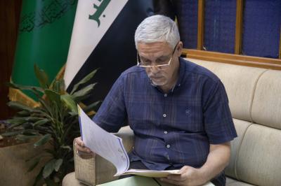 العتبة العباسية توجّه دعوة للعتبة الكاظمية للمشاركة في مهرجان أمير المؤمنين (عليه السلام)