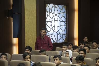 قسم العلاقات ينظّم برنامجاً ثقافياً لوفد متوسطة الحبوبي في الديوانية