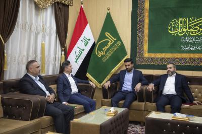 العتبة العبّاسية توجّه دعوةً للعتبة العسكرية للمشاركة في مهرجان أمير المؤمنين (عليه السلام)