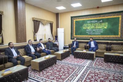 العتبة العبّاسية توجّه دعوةً للعتبة العسكرية للمشاركة في مهرجان أمير المؤمنين (عليه السلام)