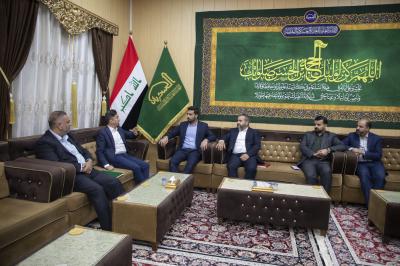 العتبة العبّاسية توجّه دعوةً للعتبة العسكرية للمشاركة في مهرجان أمير المؤمنين (عليه السلام)