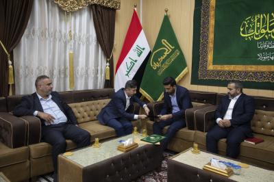 العتبة العبّاسية توجّه دعوةً للعتبة العسكرية للمشاركة في مهرجان أمير المؤمنين (عليه السلام)