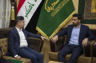 العتبة العبّاسية توجّه دعوةً للعتبة العسكرية للمشاركة في مهرجان أمير المؤمنين (عليه السلام)