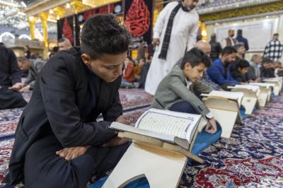 المجمع العلمي ينظّم محفلاً قرآنيًّا لمؤسسة دار الزهراء (عليها السلام) في ذي قار