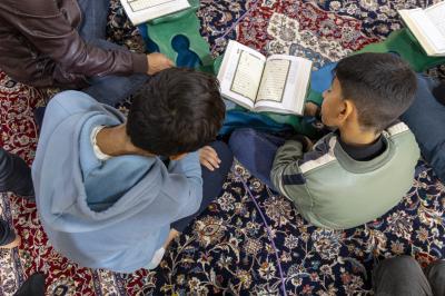المجمع العلمي ينظّم محفلاً قرآنيًّا لمؤسسة دار الزهراء (عليها السلام) في ذي قار