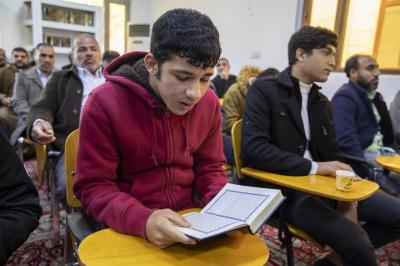 المجمع العلمي يجري الاختبارات المركزية لـ 250 طالباً من طلبة الدورات القرآنية