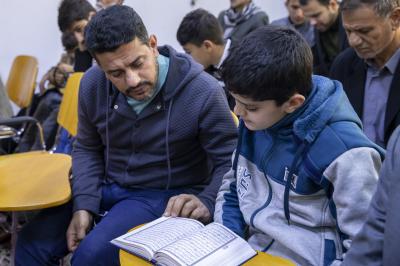 المجمع العلمي يجري الاختبارات المركزية لـ 250 طالباً من طلبة الدورات القرآنية