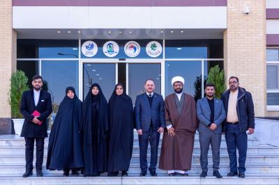 جامعة الكفيل تبحث سبل التعاون العلمي مع جامعة السيدة معصومة (عليها السلام) للبنات