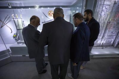 وفد من ديوان الوقف السني يبحث مع العتبة العباسية تبادل الخبرات في المجال المتحفي