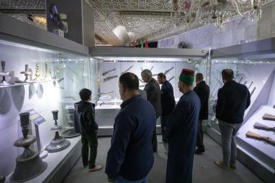وفد من ديوان الوقف السني يبحث مع العتبة العباسية تبادل الخبرات في المجال المتحفي