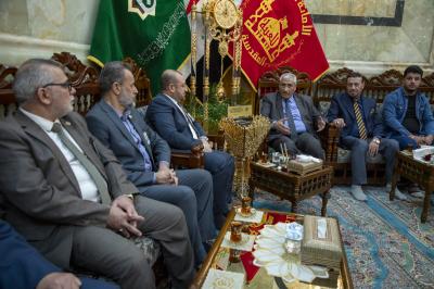 وفد من ديوان الوقف السني يبحث مع العتبة العباسية تبادل الخبرات في المجال المتحفي