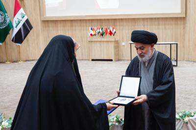 ضمن فعّاليات مهرجان روح النبوّة العالمي السادس.. العتبة العبّاسية تكرّم عدداً من عوائل الشهداء