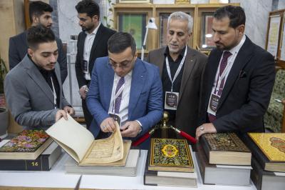 وفد تراثي: العتبة العباسية تمتلك تطوراً علمياً وفنياً في مجال ترميم المخطوطات