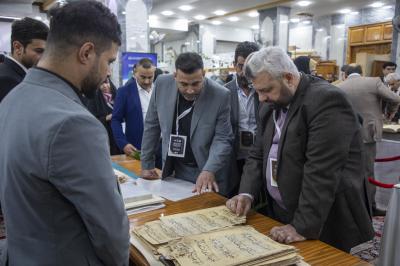 وفد تراثي: العتبة العباسية تمتلك تطوراً علمياً وفنياً في مجال ترميم المخطوطات
